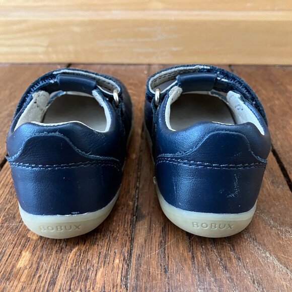 Bobux Step Up First Walker Louise T-Bar Navy EU 20 US 5 - Picture 4 of 6